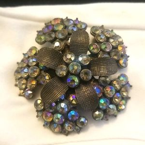 VINTAGE 1930's H.D. Merritt Floral Brooch